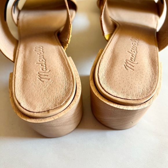 Madewell The Kiera Mule Sandal in Croc Embossed Leather size 10 - Picture 5 of 6